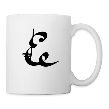 E - Tasse - Weiß - Rechts