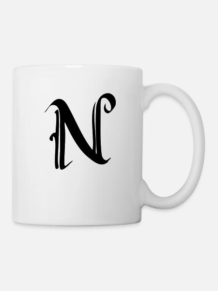 N - Tasse - Weiß