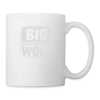 Citation du Grand Méchant Loup - Mug blanc - blanc - Droite