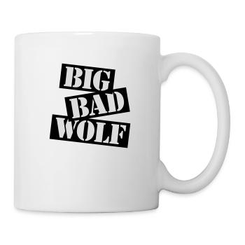 Citation du Grand Méchant Loup - Mug blanc - blanc - Droite