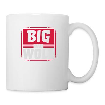 Citation du Grand Méchant Loup - Mug blanc - blanc - Droite