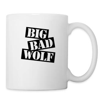 Citation du Grand Méchant Loup - Mug blanc - blanc - Droite