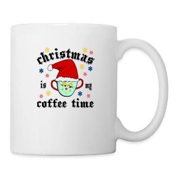 Noël avec café le matin - Mug blanc - blanc - Droite