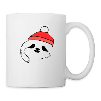 Sloth Christmas Cute Sloth Vector 2 - Mug - white - Right