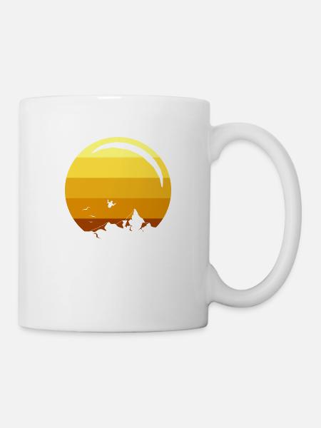 Paragleiten - Tasse - Weiß