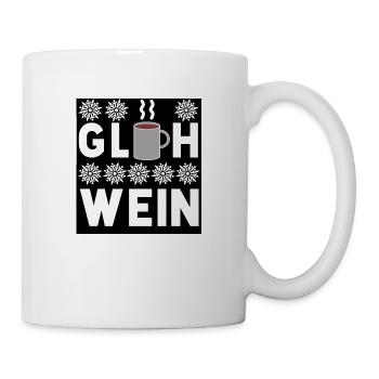 Glühwein - Tasse - Weiß - Rechts