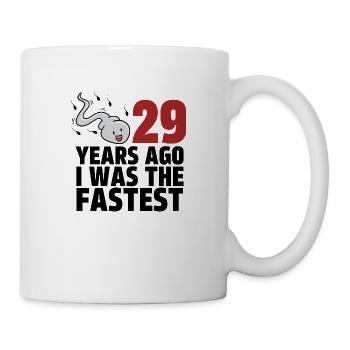 29 Years Ago I Was The Fastest - Mug - white - Right