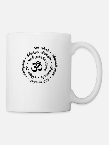 Hinduismus Om Mantra - Tasse - Weiß