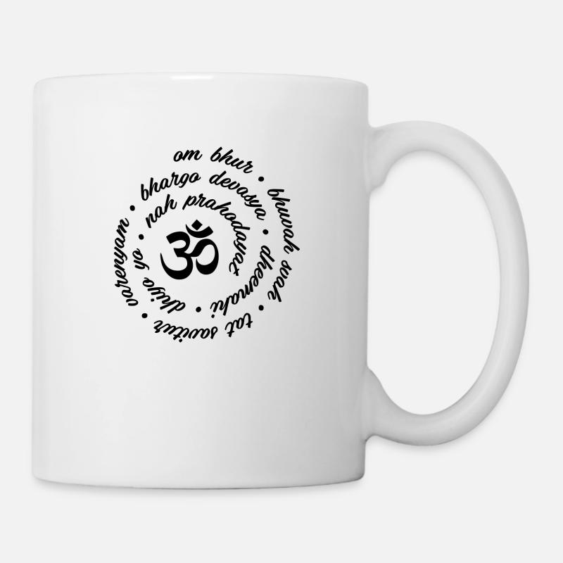 Hinduismus Om Mantra - Tasse - Weiß