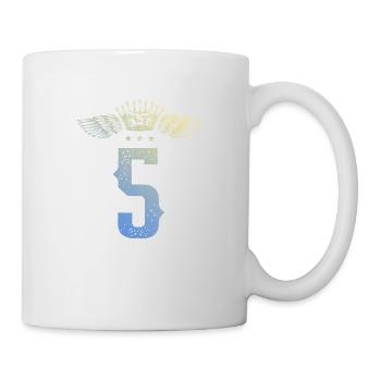 5 Number crown - Mug - white - Right