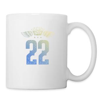 22 Number crown - Mug - white - Right