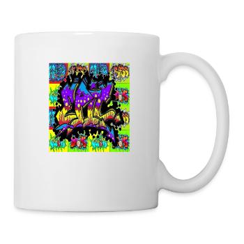 graffiti,rap,spray,skate,street,pop,art,nyc,usa, - Mug - white - Right