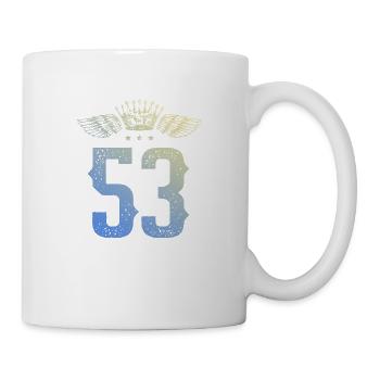 53 Number crown - Mug - white - Right