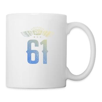 61 Couronne numérique - Mug blanc - blanc - Droite