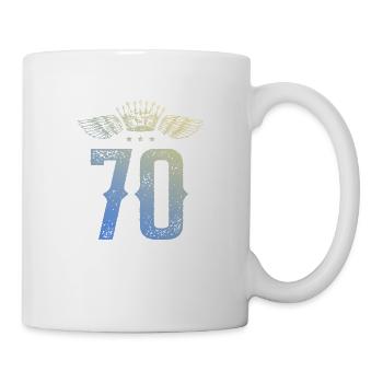 70 Number Crown - Mug - white - Right