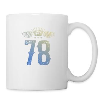 78 Number crown - Mug - white - Right