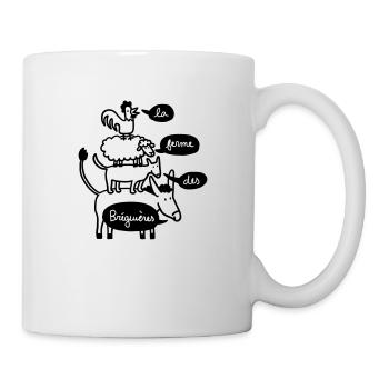FERME DES BREGUIERES - Mug blanc - blanc - Droite