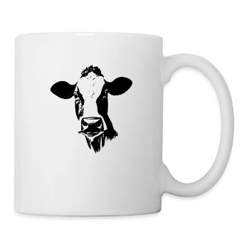 cow cute animal farm animals funny cows 4 - Mug - white - Right
