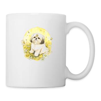 White litle dog - Mug blanc - blanc - Droite
