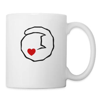 Animal endormi - Mug blanc - blanc - Droite