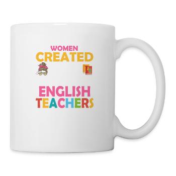 Some Become English Teachers Language Grammar - Tasse - Weiß - Rechts