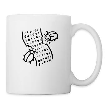 code bugs software - Mug blanc - blanc - Droite