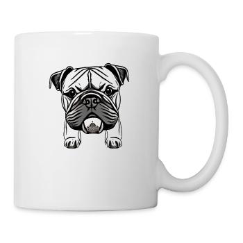 Bulldog Français Chien Anglais 8 - Mug blanc - blanc - Droite