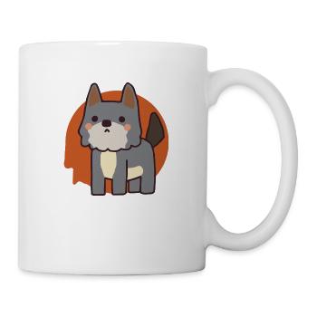 Wolf Comic - Tasse - Weiß - Rechts