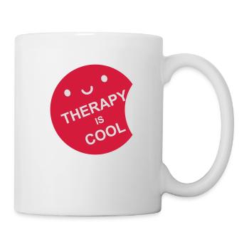 therapy is cool Quote - Mug - white - Right