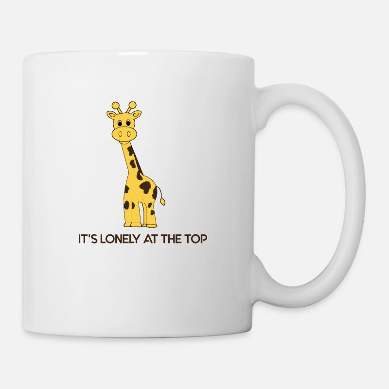 It's lonely at the top - Mug blanc - blanc