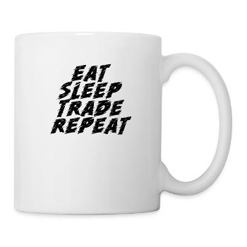 Crypto Bitcoin Trading - Mug blanc - blanc - Droite