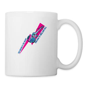Rock 'n' Roll Guitar Heart & Soul Music Gift - Mug - white - Right