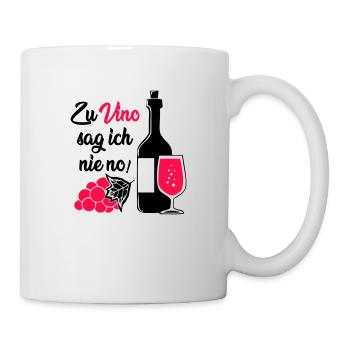 I never say no to Vino! - Mug - white - Right