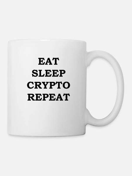 Crypto Bitcoin Trading - Tasse - Weiß