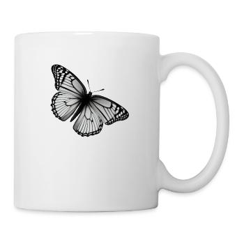 Papillon Nature Insectes Papillons 4 - Mug blanc - blanc - Droite