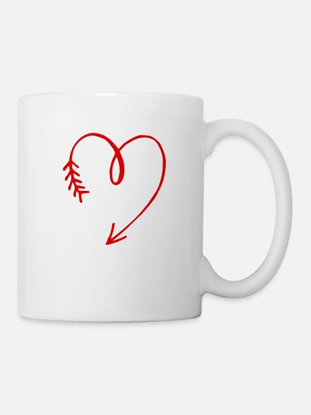 sœur cœur - Mug blanc - blanc