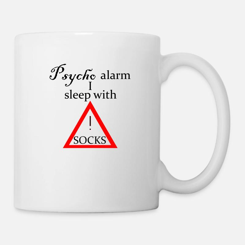 Psycho alarm - Lettering - Mug - white
