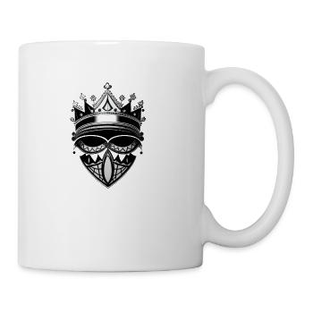Krone Symbol König und Königin Liebe Art 1 - Tasse - Weiß - Rechts