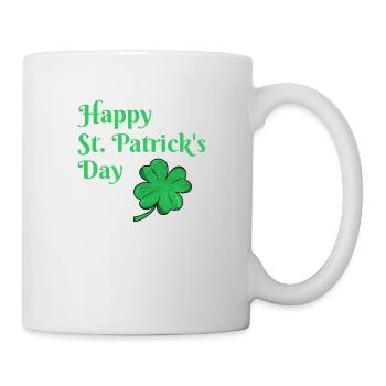 Bonne Saint-Patrick Irlande Vacances Trèfle - Mug blanc - blanc - Droite
