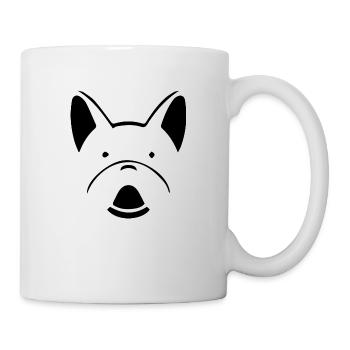 Dog Hund - Tasse - Weiß - Rechts