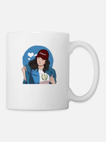 Guatemala Guatemalan Flagge DNA I Geschenk - Tasse - Weiß