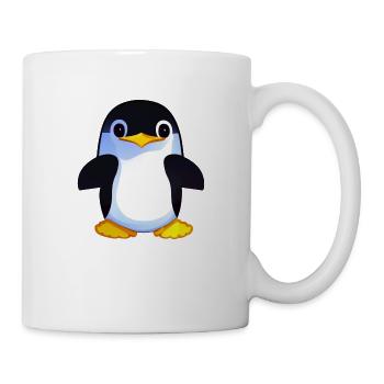 Penguin Cartoon Cute Pengu Animal Funny Comic 9 - Mug - white - Right
