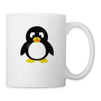Penguin Cartoon Cute Pengu Animal Funny Comic 10 - Mug - white - Right