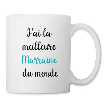 La meilleure marraine du monde - Mug blanc - blanc - Droite