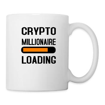 Trading de Bitcoin et d'actions cryptographiques - Mug blanc - blanc - Droite