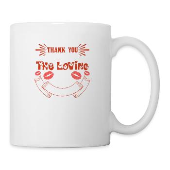 MERCI POUR TOUTES LES CHOSES AIMABLES QUE VOUS FAITES - Mug blanc - blanc - Droite