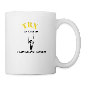RÉPÉTEZ L’ENTRAÎNEMENT AU SOMMEIL - Mug blanc - blanc - Droite