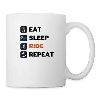 Chevaucher - Mug blanc - blanc - Droite