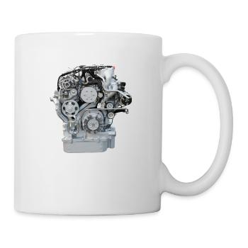 Motor Schrauber Mechaniker Kunde - Tasse - Weiß - Rechts
