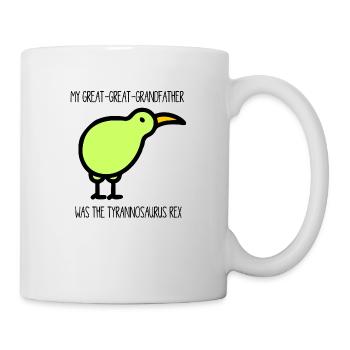 my great grandfather was a dino - Mug - white - Right